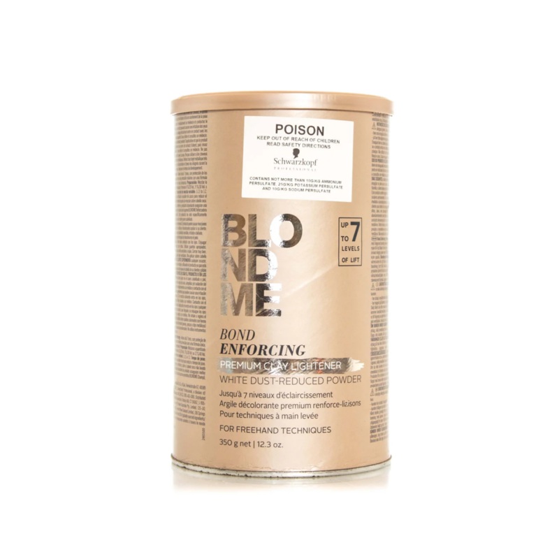 SCHWARZKOPF BLONDME BOND ENFORCING PREMIUM CLAY LIGHTENER 7+ 350G