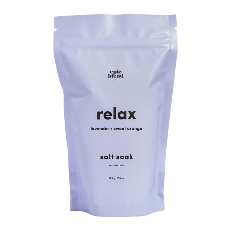 Epic Blend — Bath Salt soak – Relax 17.8 oz