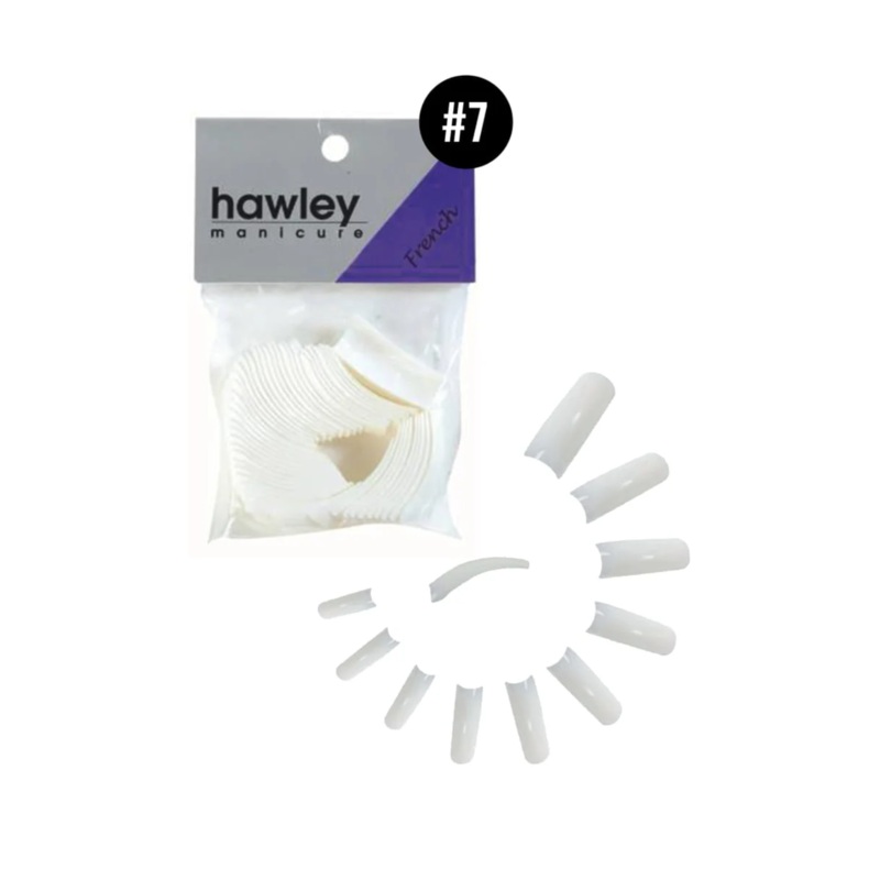 HAWLEY MANICURE FRENCH WHITE TIPS 50PK #7