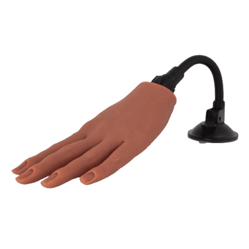 Silicone Practice Hand with stand –  05 Cocoa