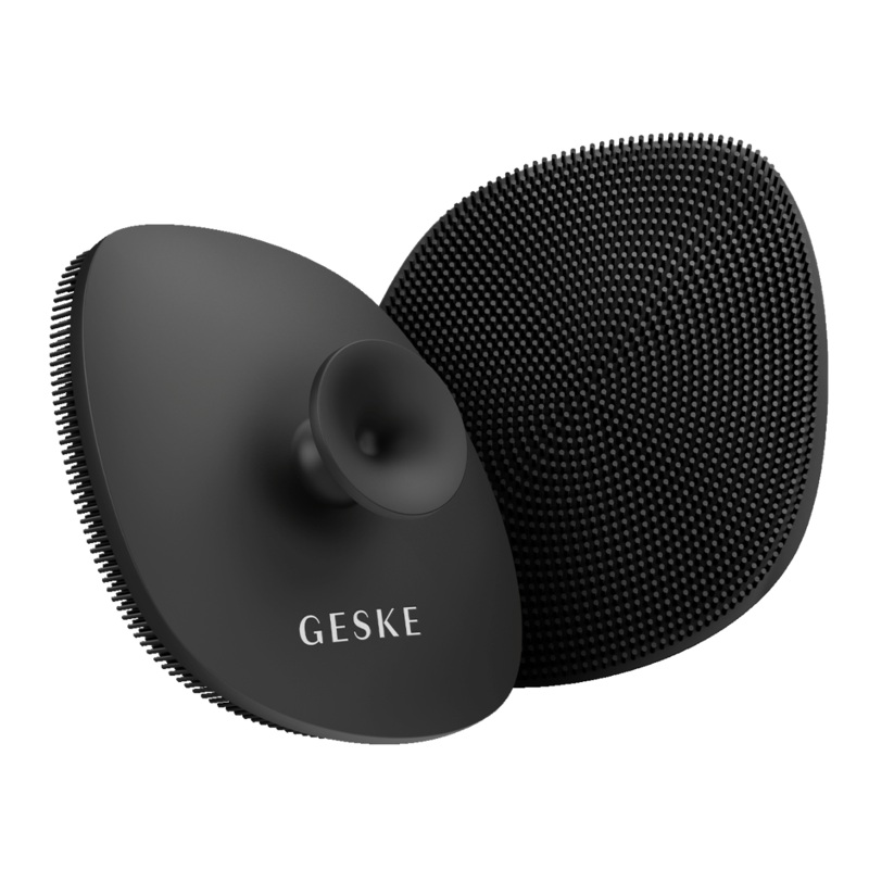 GESKE Facial Brush 4 in 1 Black and Gold.