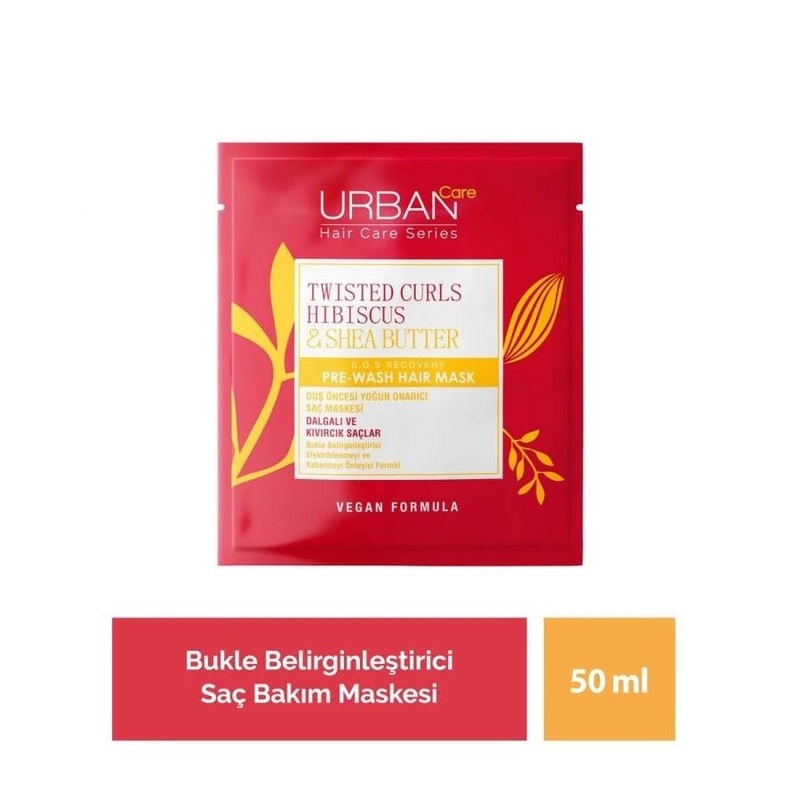 Urban Care Twisted Curls Hibiscus & Shea Butter Pre Hair Mask 50 Ml