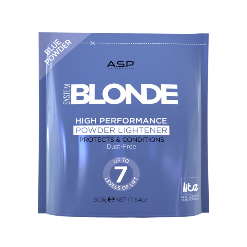 A.S.P System Blonde Powder Bleach 500g | Various Colours