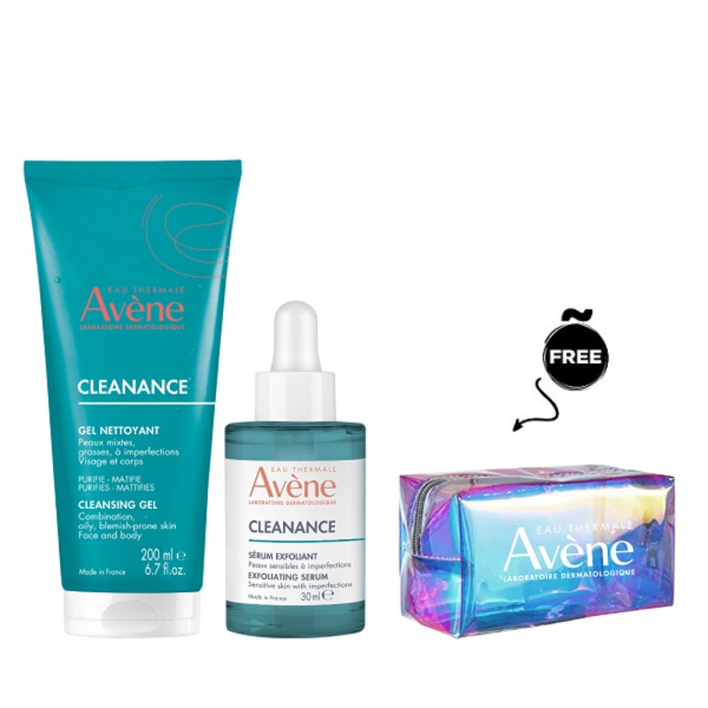 Avne – Cleanance Cleansing Gel & Exfoliating Serum Bundle
