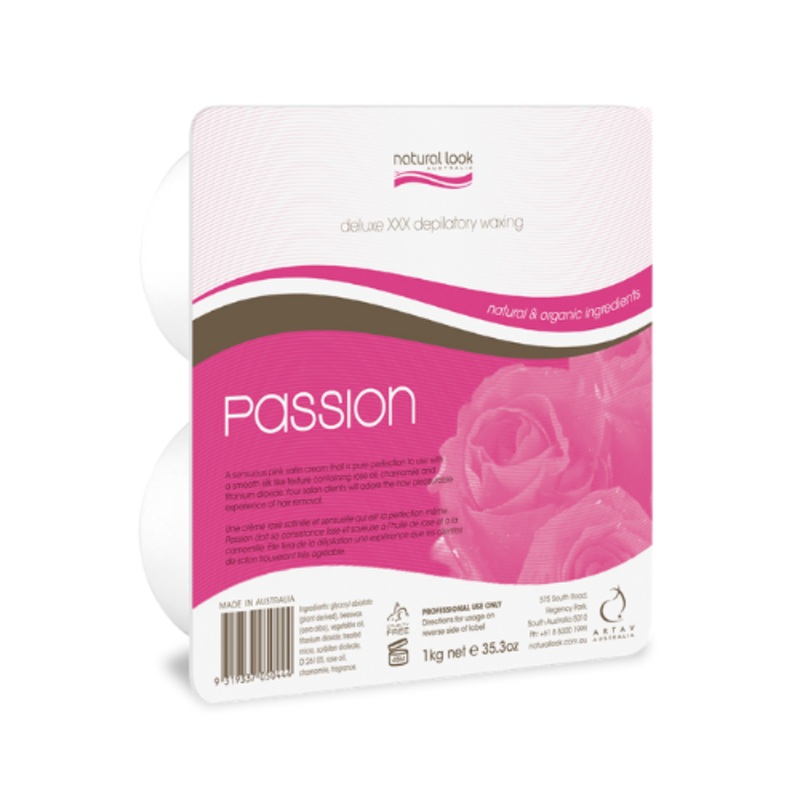 NATURAL LOOK PASSION SOLID WAX 1KG
