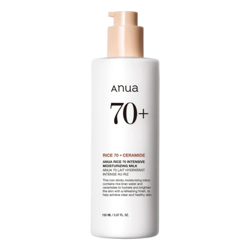 Anua — Rice 70 Intensive Moisturizing Milk 5.07oz