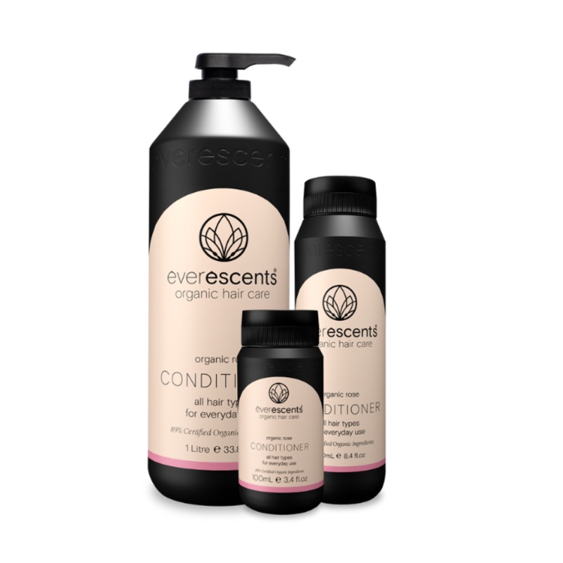 EVERESCENTS Organic Rose Conditioner  |  Various Sizes
