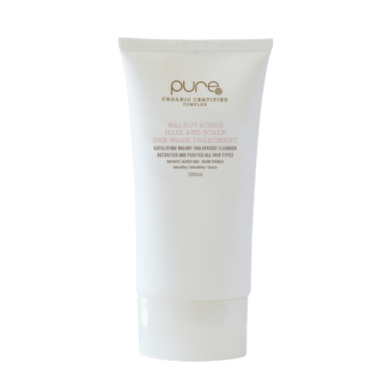 PURE WALNUT SCRUB HAIR AND SCALP PRE-WASH TREATMENT 150ML
