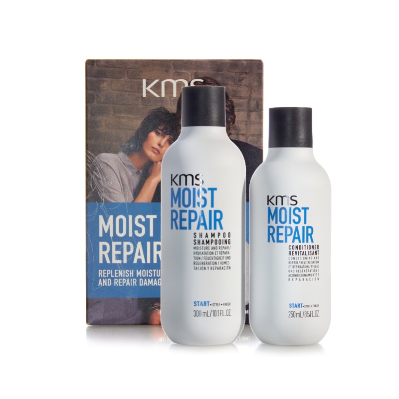 KMS MOIST REPAIR SHAMPOO/CONDITIONER DUO*CLEARANCE