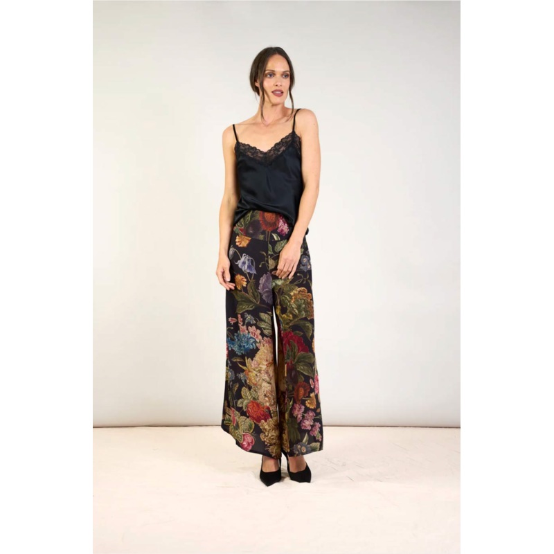 Primula Black Crepe Palazzo Pants