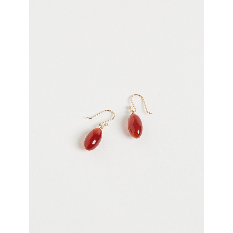 Berry Earrings in Carnelian