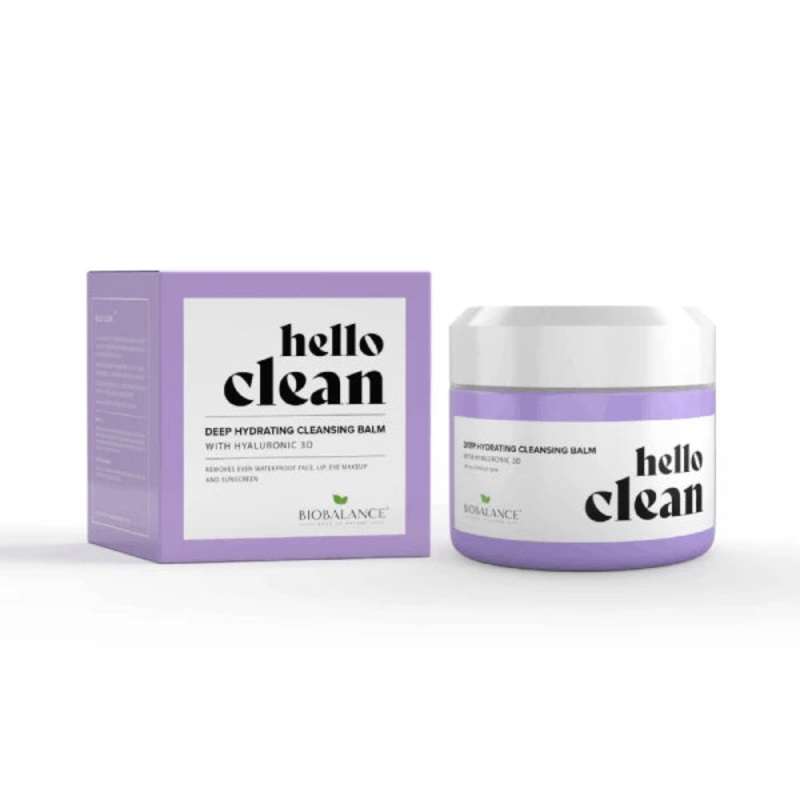 Bio Balance Hello Clean Deep Hydrating Cleansing Balm With Hyaluronic Acid 3d 100ml