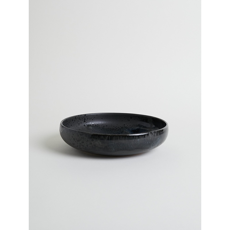 Large Shallow Bowl Shape #13 in Black