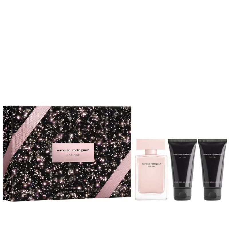 Narciso Rodriguez For Her 50ml Eau De Parfum Gift Set.