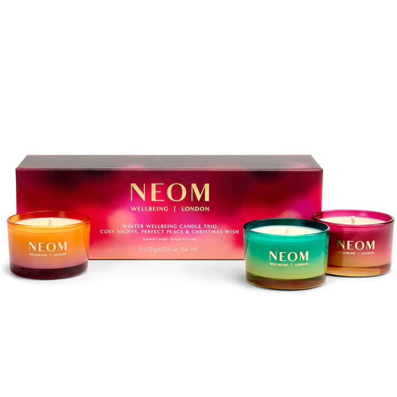 Neom Winter Wellbeing Candle Trio