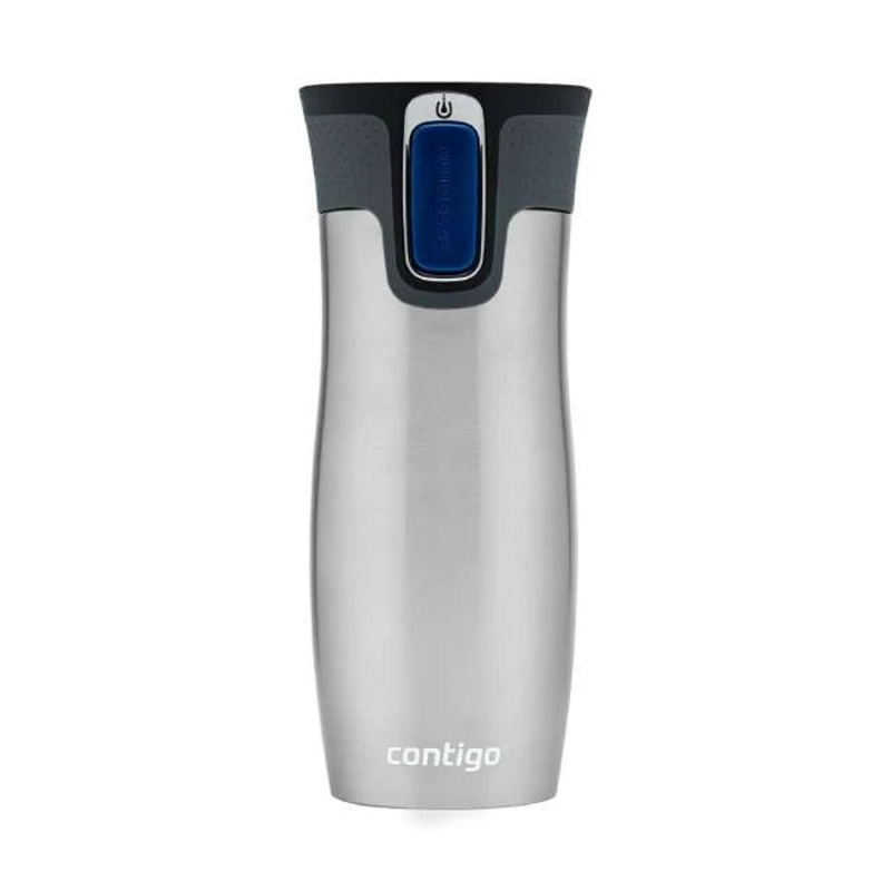 Contigo Autoseal West Loop Vacuum Insulated Stainless Steel Travel Mug 470 ml, Stainless Steel