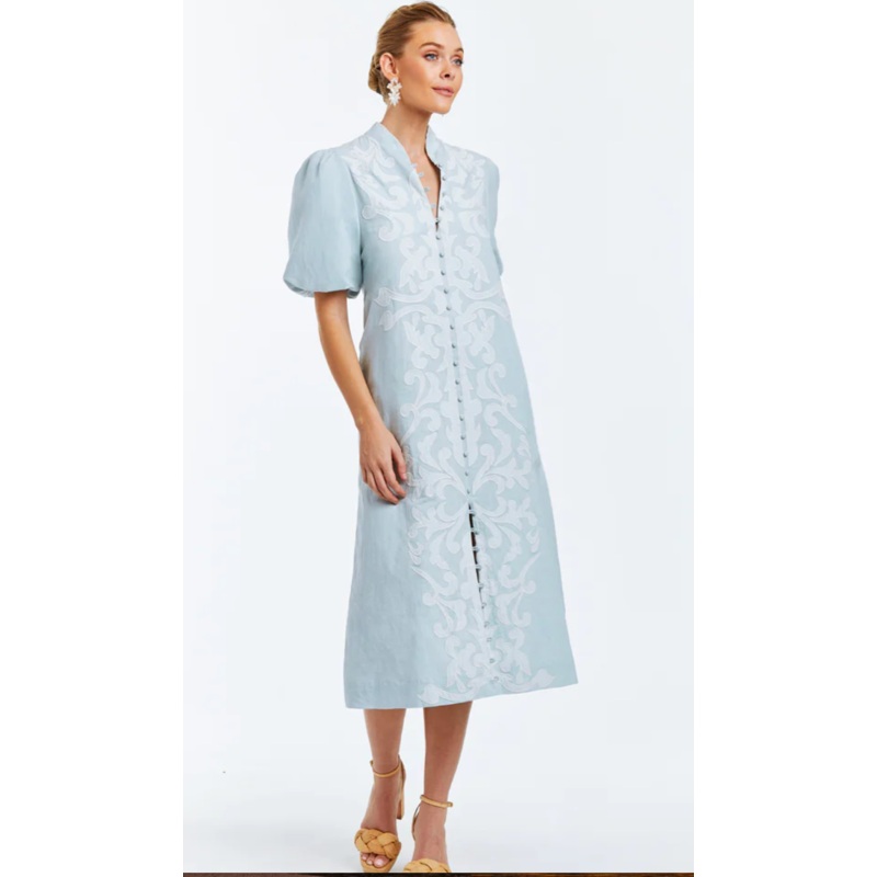 Elliana Barong Midi Dress