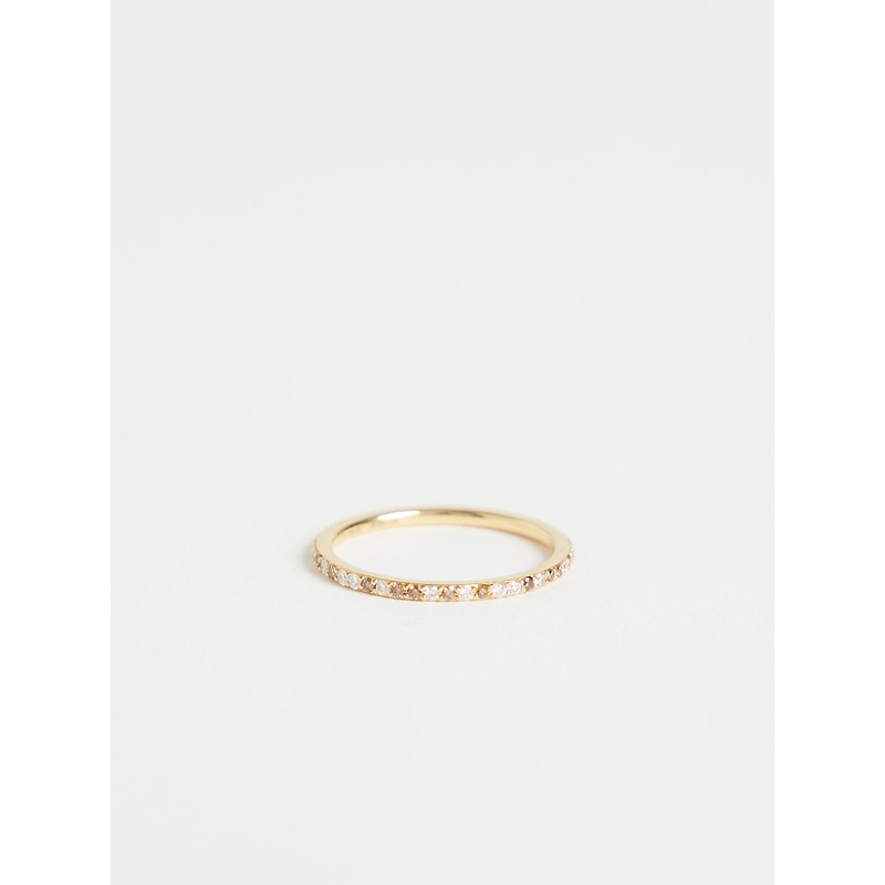 Leopard Ring in 18k Yellow Gold with Brown and White Diamonds