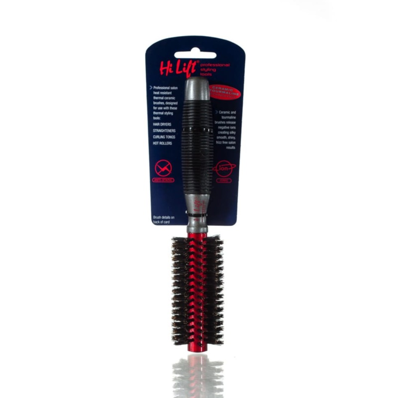 HI LIFT PROFESSIONAL Super Grip Ceramic Tourmaline 100% Boar Bristle Brush  |  Various Sizes