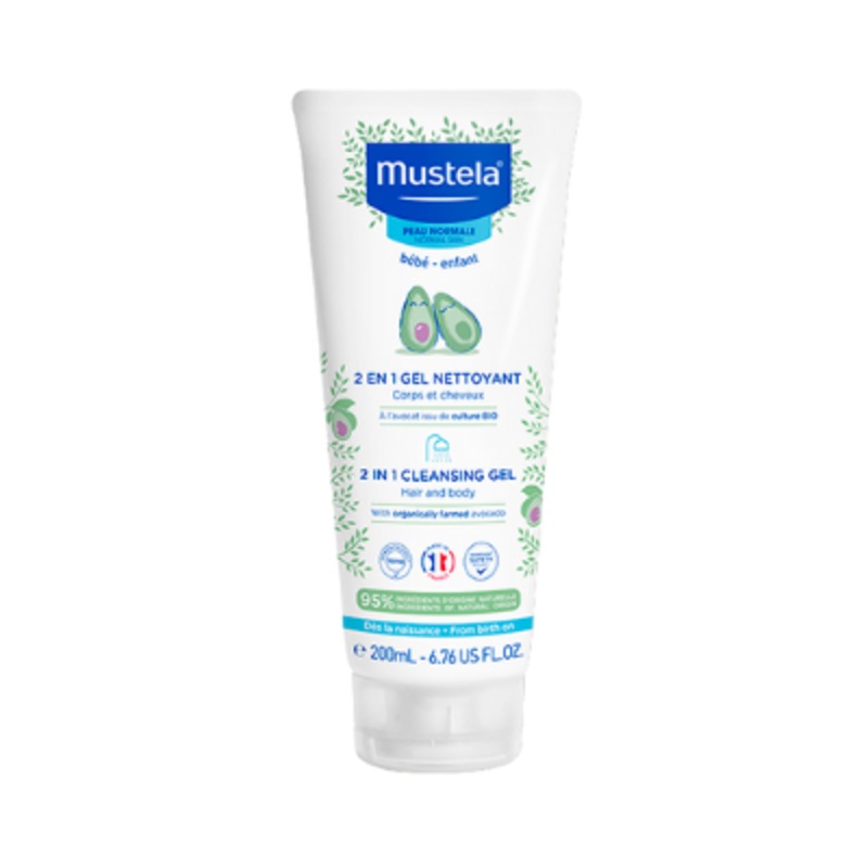 Mustela – 2 in 1 Cleansing Gel Hair & Body 200ml