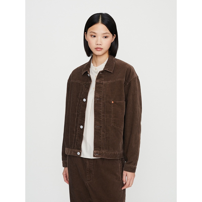 Old Trucker Jacket in Brown