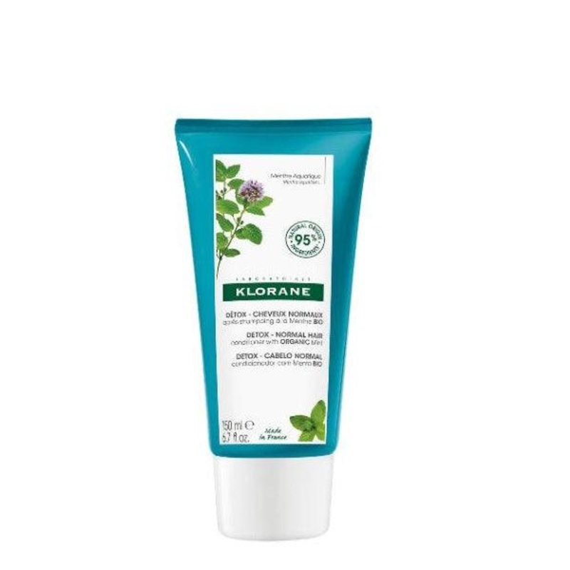 Klorane – Detox – Normal Hair Conditioner with ORGANIC Mint