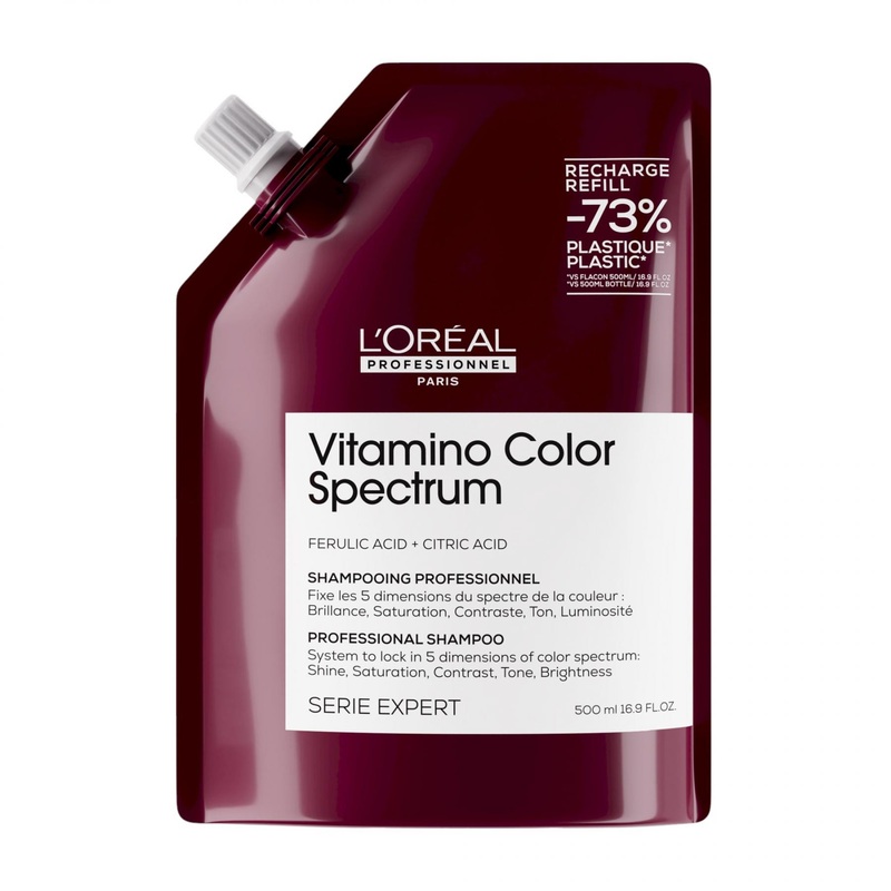L'Oral Professionnel — Vitamino Color Spectrum – Shampoo 16.9oz – Refill Pouch