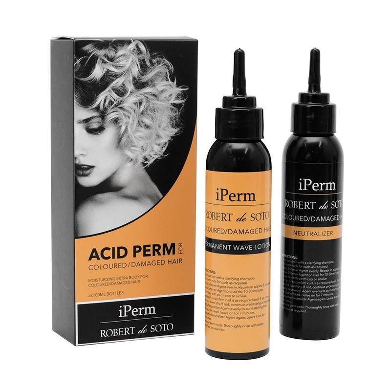 Robert De Soto Iperm Acid Perm – Coloured/damaged Hair