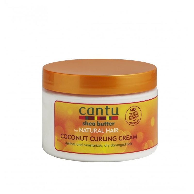 Cantu Shea Butter Natural Coconut Curling Cream Jar 12oz
