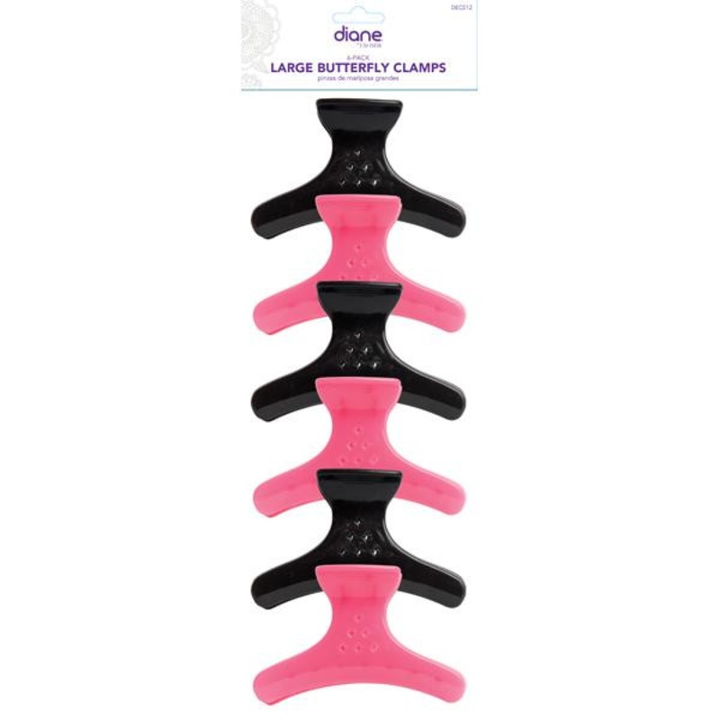 Diane — Large Butterfly clamps 6/pack