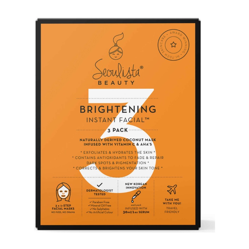 Seoulista Brightening Instant Facial 3 Pack