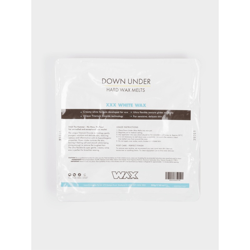 Wax_inc Down Under Xxx White Hard Wax Melts 500g