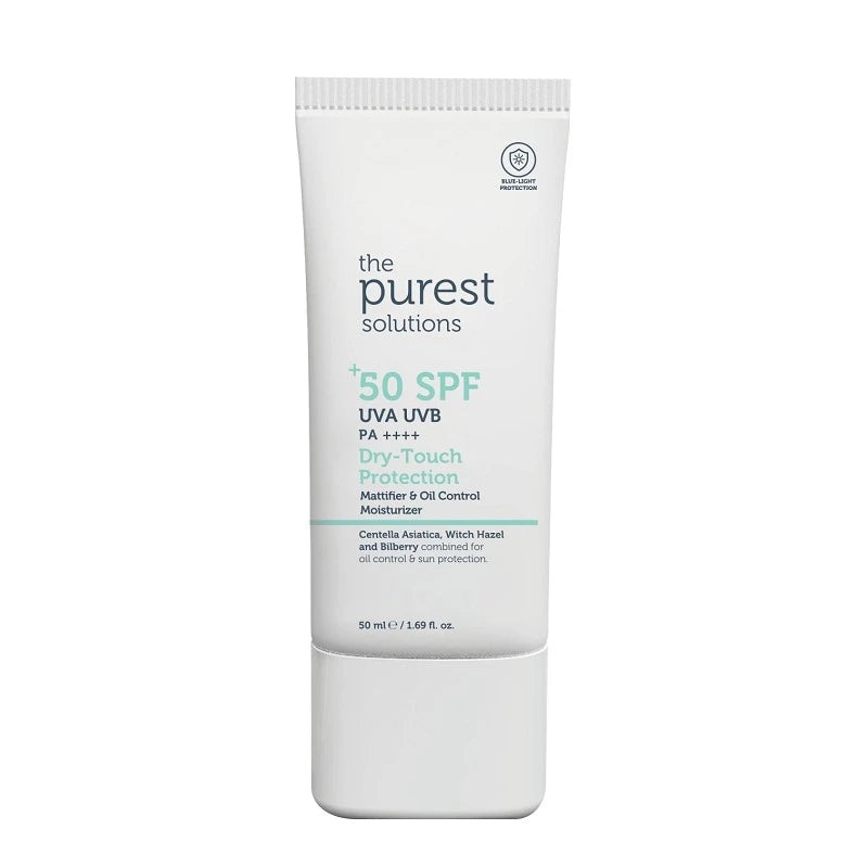 Dry Touch Protection Spf50+ 50ml – Mattifier & Oil Control Moisturizer – The Purest Solutions