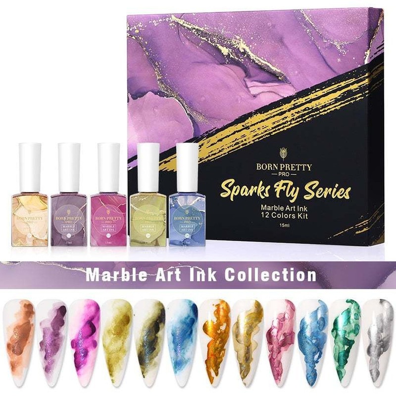 Born Pretty Marble Art Ink Kit