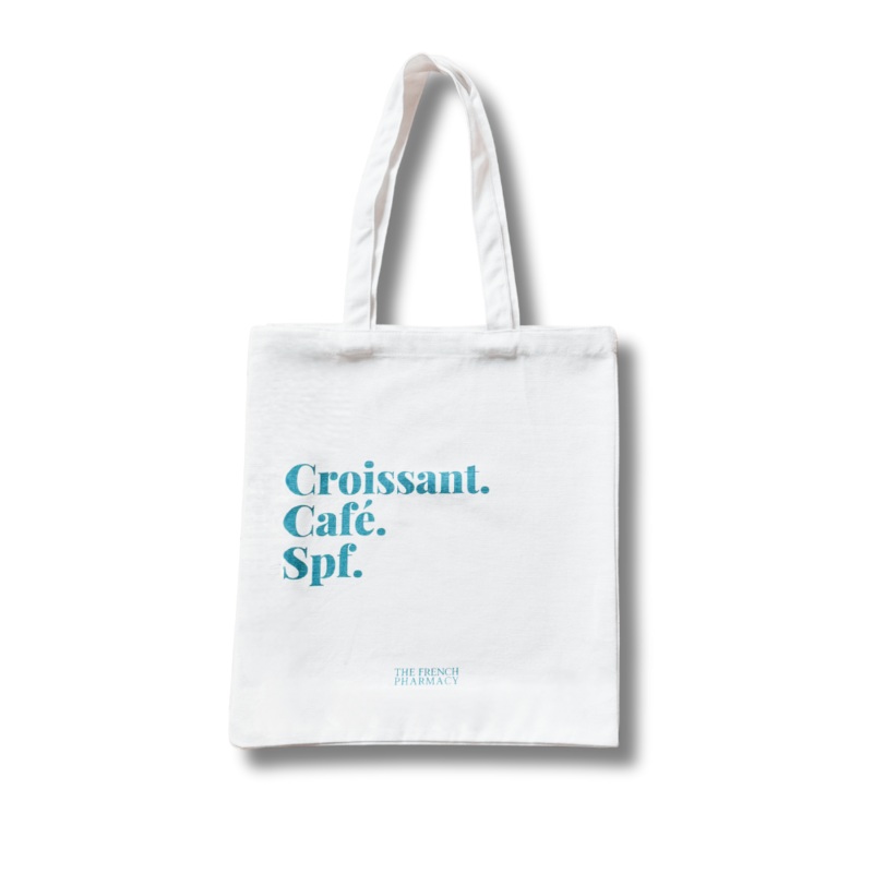 – Croissant, Caf, SPF’ Tote Bag