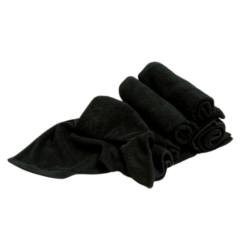 GLIDE BLACK SALON TOWELS – 12 PACK