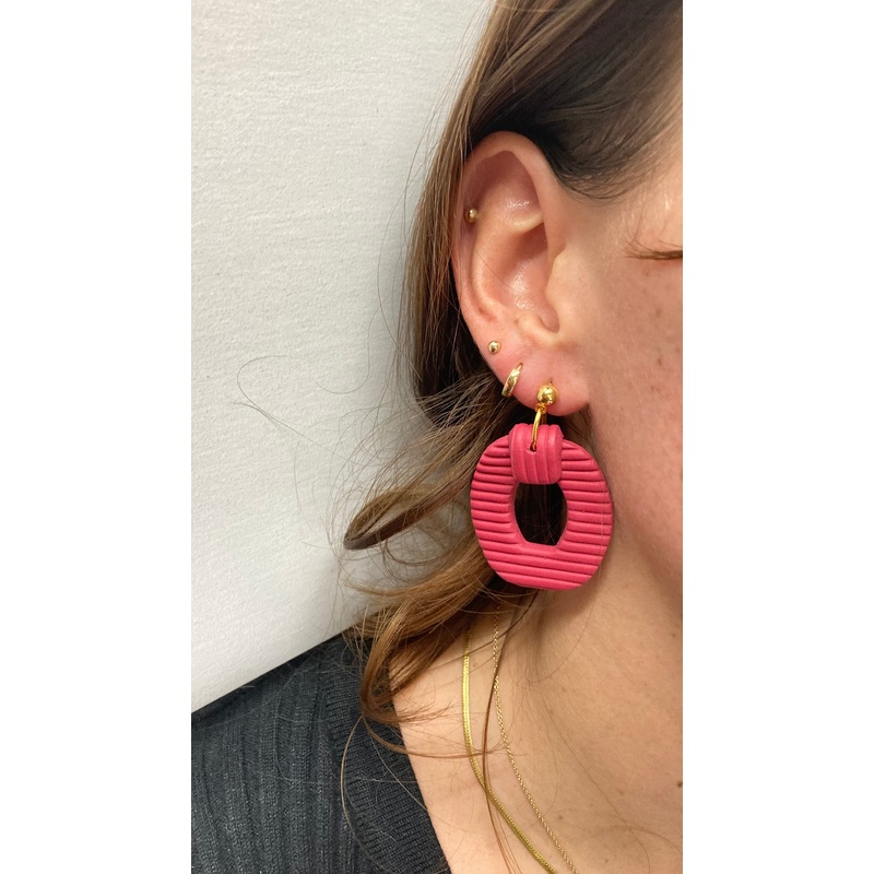 Ridged Lines Earrings