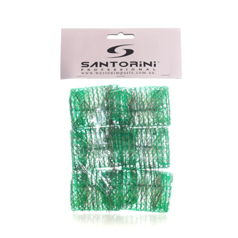 SANTORINI Brush Rollers 6 Pack | Various Sizes And Colours
