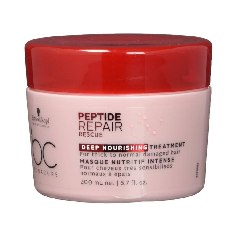 SCHWARZKOPF Bonacure Peptide Repair Rescue Deep Nourishing Treatment  |  Various Sizes