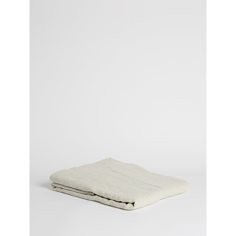 Tablecloth with Large Border in Natural