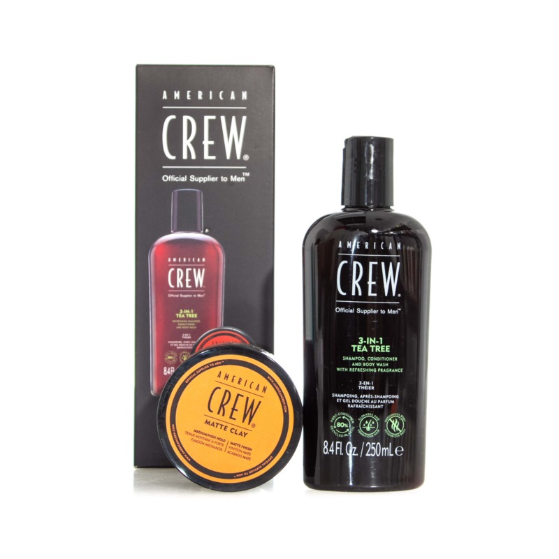 AMERICEN CREW MATTE CLAY 3IN1 TT GIFT SET DUO 2024