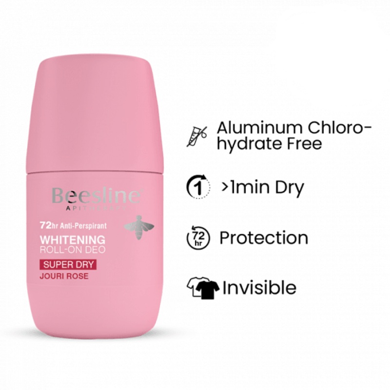 Beesline – Whitening Roll On Deo Super Dry Jouri Rose