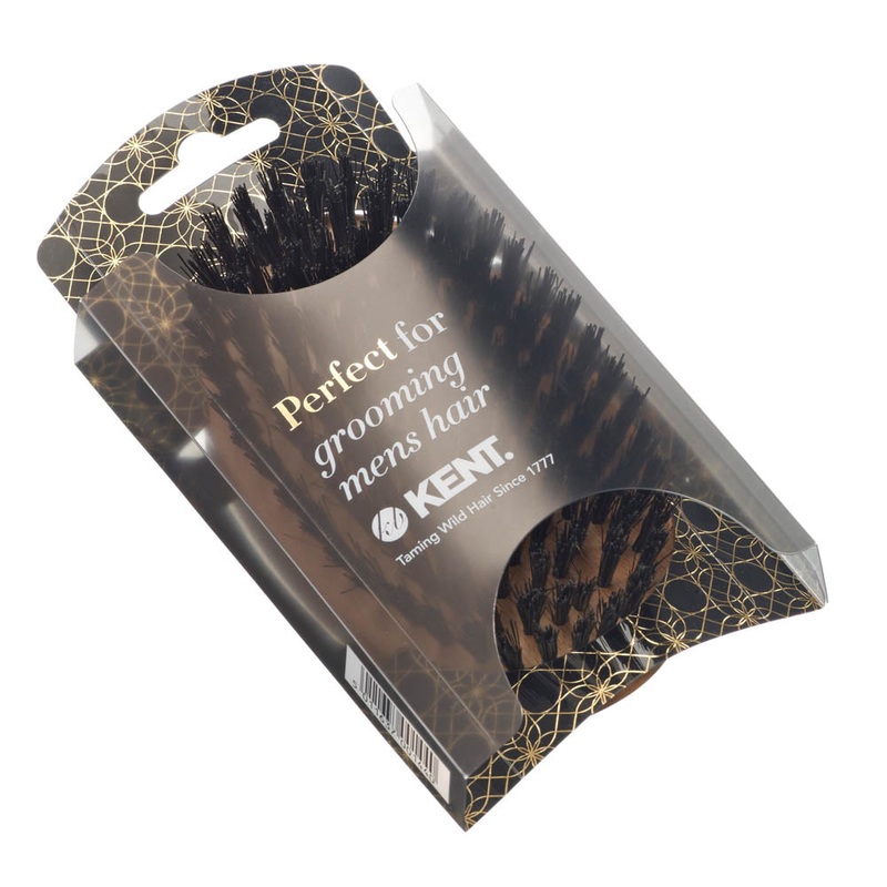 Kent PERFECT FOR GROOMING BRISTLE MILITARY STYLE BRUSH PF22as