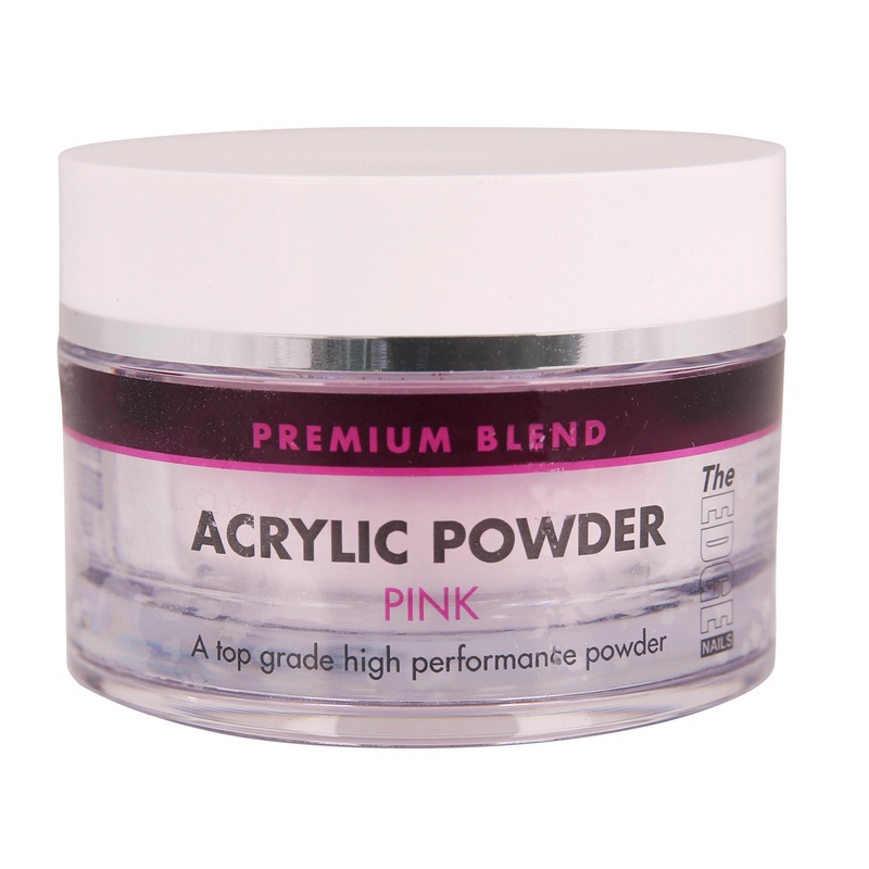 THE EDGE PREMIUM BLEND ACRYLIC POWDER – PINK – 37G