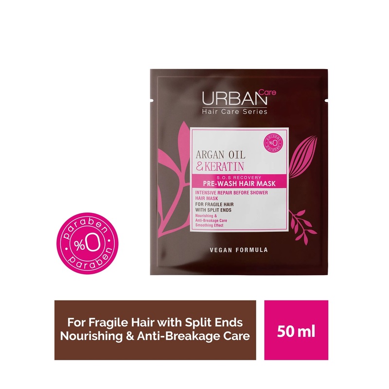 Urban Care Argan Oil & Keratin Pre-Hair Mask 50 Ml