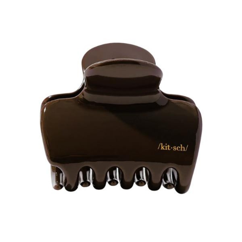Kitsch — Puffy Claw Clip – Chocolate