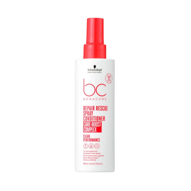 SCHWARZKOPF BONACURE Clean Performance Repair Rescue Spray Conditioner (Pv1) | Various Sizes