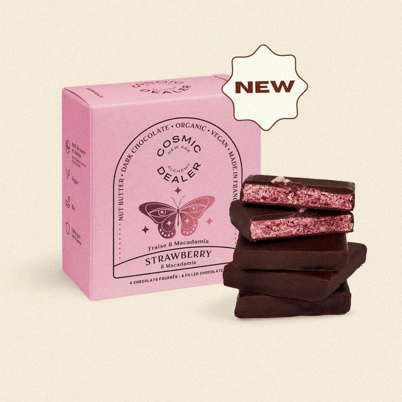 STRAWBERRY MACADAMIA 4er Box Chakra Schokolade – COSMIC DEALER
