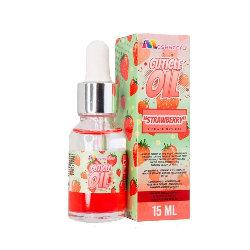2 Phase Dry Cuticle Oil  – Strawberry