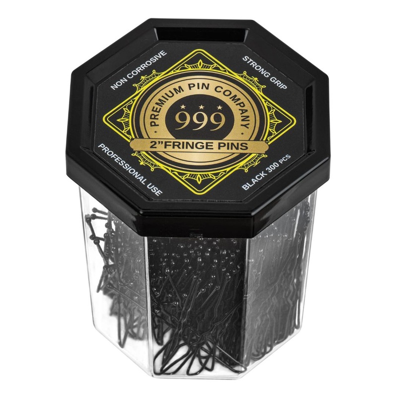 DATELINE PROFESSIONAL 999 FRINGE PINS BLACK 2″ 300 PACK